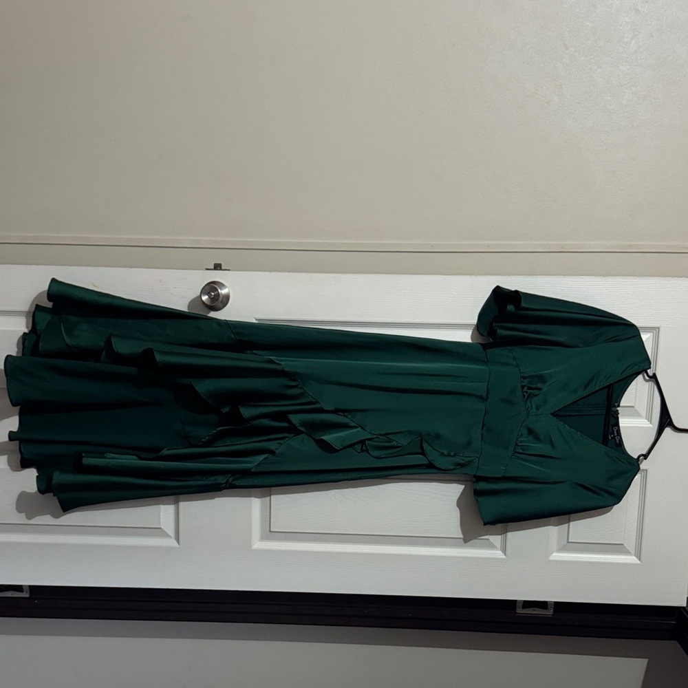 Chic Forest Green Maxi Dress